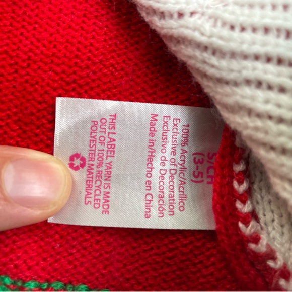 Too Cute To Be Naughty Christmas Sweater Youth S Or Women XS Ugly Sweater Party - Picture 7 of 7